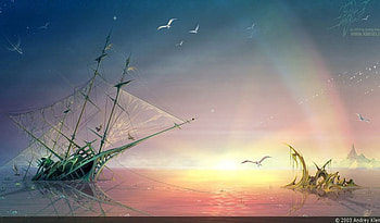 Sunrise, abstract, graphy HD wallpaper