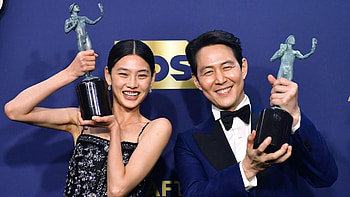 SAG Awards, Squid Game, Lee Jung-jae, Jung Ho-yeon HD wallpaper
