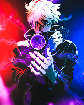 Gojo satoru , magenta, pink HD phone wallpaper