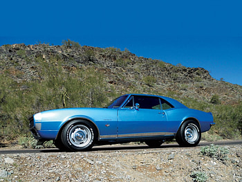1967-Chevy-Camaro-RS-SS, Bowtie, Classic, Blue, GM HD wallpaper