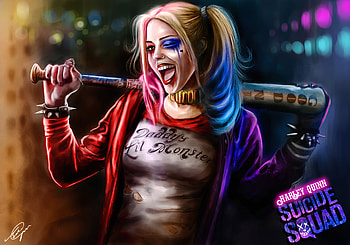 Harley Quinn Bad Girl, harley-quinn, superheroes, artist, artwork, artstation HD wallpaper