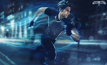 Quicksilver Cosplay, quicksliver, cosplay, superheroes, artist, artwork, deviantart HD wallpaper