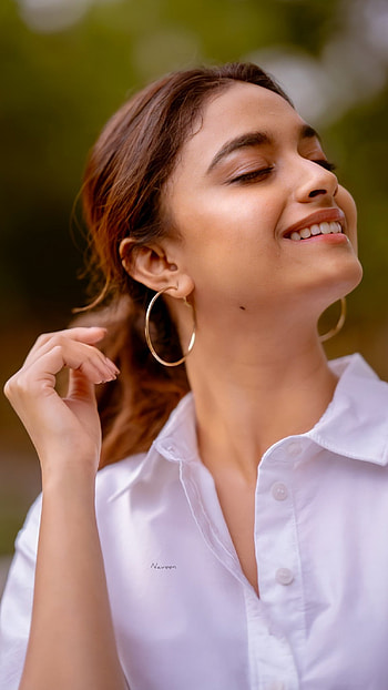 Keerthy Suresh, hair HD phone wallpaper