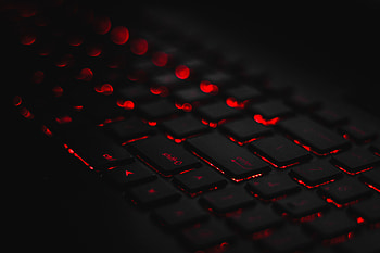 Keyboard, Glare, Backlight, Illumination, Bokeh, Boquet HD wallpaper
