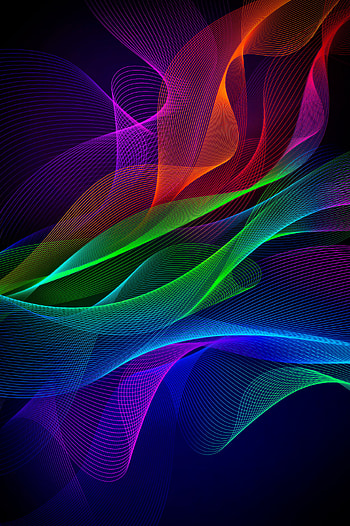 Rainbow, Razer gaming, Vibrant , Colorful gaming setup HD phone wallpaper