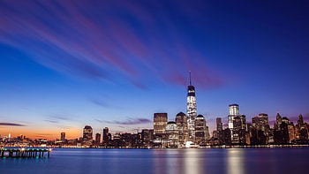 Manhattan skyline, skyline , Travels HD wallpaper