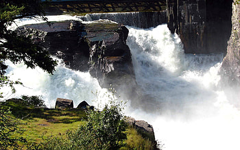 waterfalls, , pic, nature, nice HD wallpaper