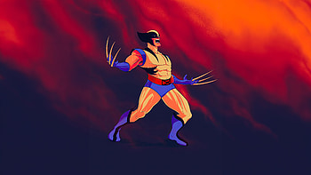 Wolverine In Action, wolverine, artwork, digital-art, superheroes HD wallpaper