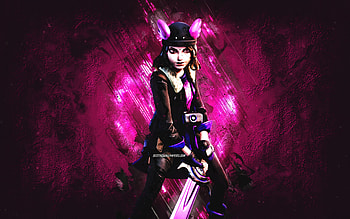 Fortnite Shadow Skye Skin, Fortnite, main characters, pink stone background, Shadow Skye, Fortnite skins, Shadow Skye Skin, Shadow Skye Fortnite, Fortnite characters HD wallpaper