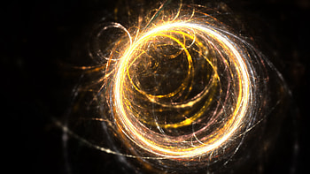 Abstract, Glare, Circles, Shine, Light, Bright, Fractal, Glow HD wallpaper