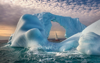 iceberg, northpole, winter, ice, snow HD wallpaper