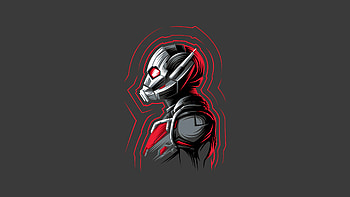 Ant Man Minimal , ant-man, superheroes, minimalism, minimalist, artist, artwork, digital-art, behance HD wallpaper