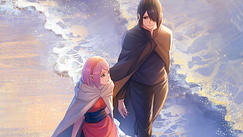 Sakura Haruno Sasuke Uchiha Naruto HD wallpaper