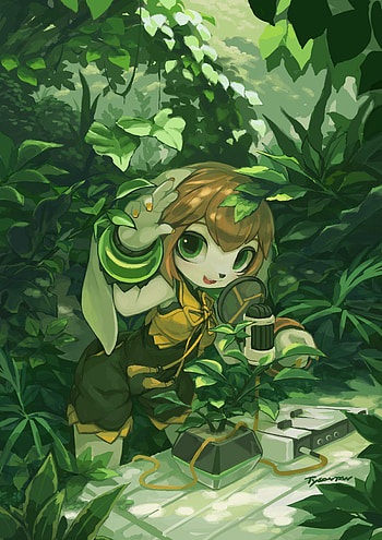Cartoon, Art, Forest, Fairy, Fabulous HD phone wallpaper