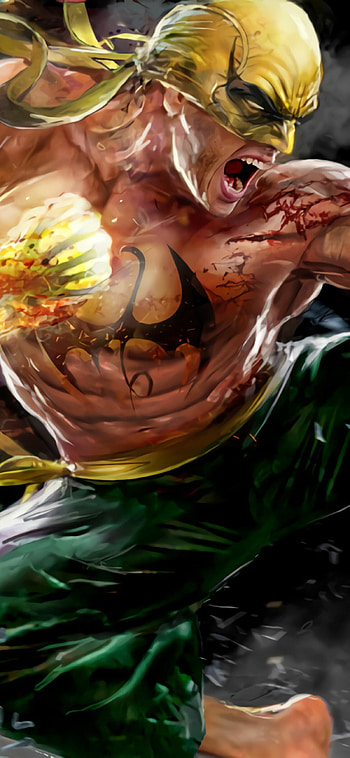 Iron Fist Comics, Heroes and villains, Marvel Comics artwork, Legendary fighter HD phone wallpaper