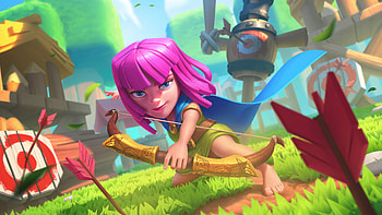 Clash Royale Super Archer , clash-royale, supercell, games, 2023-games HD wallpaper