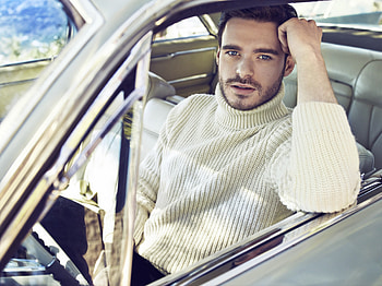 Richard Madden, white, man, car, actor HD wallpaper