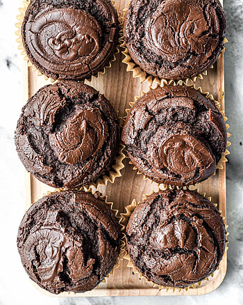 Double chocolate, Muffins HD phone wallpaper