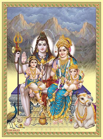 Shiv Parivar Gallery - Shiv, Shiv Parvati HD phone wallpaper