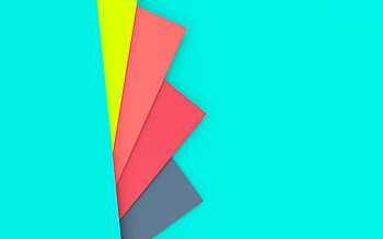 material design, , colorful paper, geometric shapes, blue backgrounds, geometric art, creative, artwork, abstract art HD wallpaper