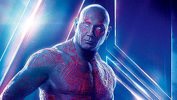 Drax The Destroyer In Avengers Infinity War Poster, drax-the-destroyer, avengers-infinity-war, movies, 2018-movies, poster HD wallpaper