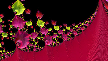 Trippy Psychedelic Fractal, colorful, colors, artistic, black, red, Abstract, fractal, abstract black, red and black HD wallpaper