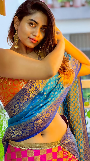 Shivani narayanan, navel HD phone wallpaper