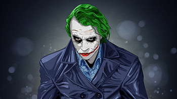 Joker Green Hair, joker, superheroes, artwork, artist, artstation HD wallpaper