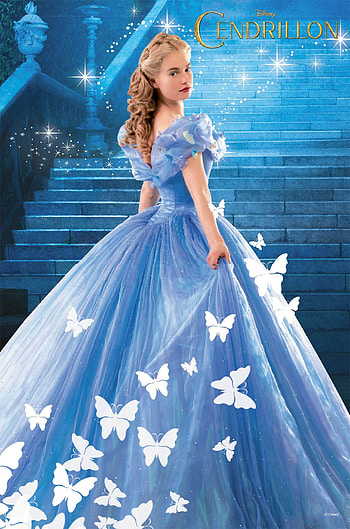 Lily James, Disney Cinderella Dresses HD phone wallpaper