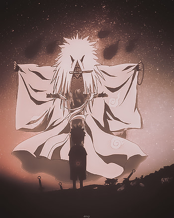 Naruto, sky, art, repear death seal HD phone wallpaper