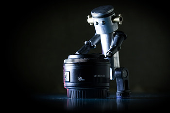 Lens, , robot, lelik HD wallpaper