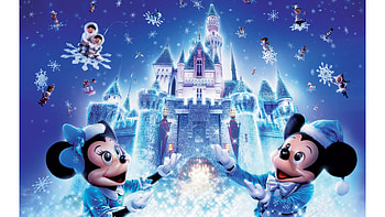 Mickie and Minnie Merry Christmas HD wallpaper