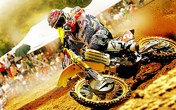 Motocross helmet safety, High-flying jumps, Adrenaline-fueled racing, excitement HD wallpaper