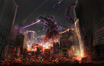 Godzilla Fan Art, godzilla, movies, artwork, artist HD wallpaper