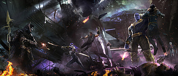 Avengers Infinity War Concept Art, avengers-infinity-war, 2018-movies, movies, thor, thanos HD wallpaper