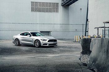Velgen Silver Mustang Twin Turbo , ford-mustang, mustang, cars, 2019-cars HD wallpaper