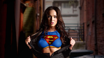 Megan Fox As Supergirl, megan-fox, supergirl, cosplay, superheroes HD wallpaper