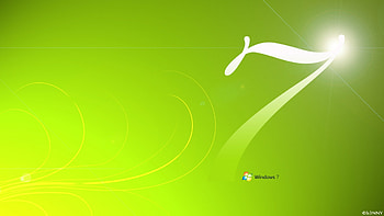 lime 7, plain, microsoft, simple, gloss, windows, , 7, lime HD wallpaper