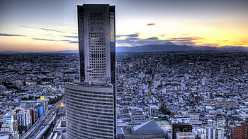 Preview tokyo, building, skyscrapers, r HD wallpaper