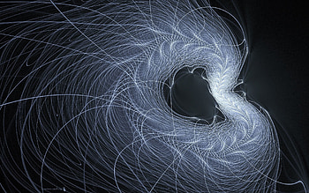 Abstract, Smoke, Dark, Lines, Shroud HD wallpaper