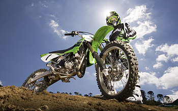 Kawasaki Dirt Bikes HD wallpaper