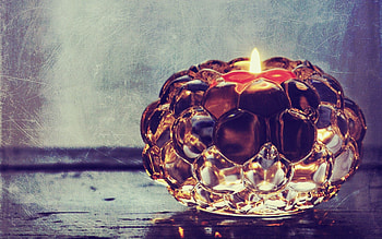 Miscellanea, Miscellaneous, Glass, Mood, Candle, Candlestick HD wallpaper