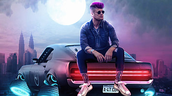 Cyber Boy On Hover Car Scifi World , cyberpunk, scifi, artist, artwork, digital-art HD wallpaper