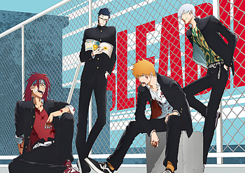 Renji Abarai, Gin Ichimaru, Uryu Ishida, Ichigo Kurosaki, Anime, Bleach HD wallpaper