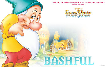 Disney, Cartoon, Bashful, Movie, Snow White And The Seven Dwarfs, Snow White HD wallpaper