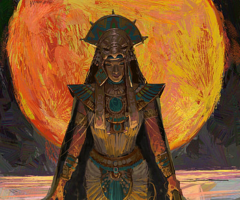 Priestess of Ra, artistic, egyptian HD wallpaper