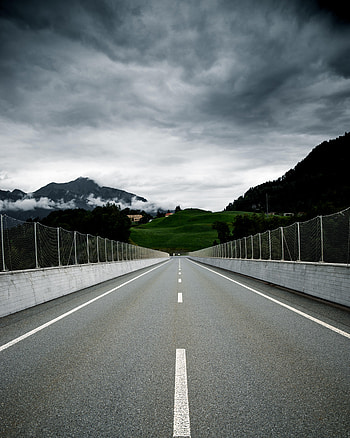 Nature, Mountains, Road, Asphalt HD phone wallpaper