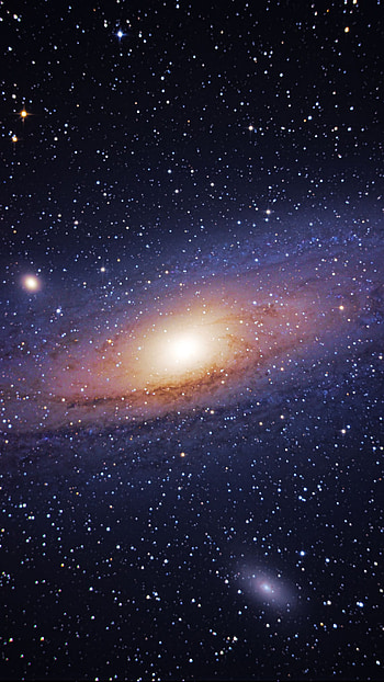 Galaxy, Purple Galaxy HD phone wallpaper