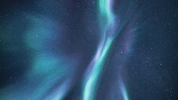 Blue And White Lights Of Sky , stars, milky-way, aurora, sky, nature HD wallpaper