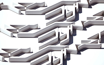 3D, Form, Figure, Plastic, Maze HD wallpaper